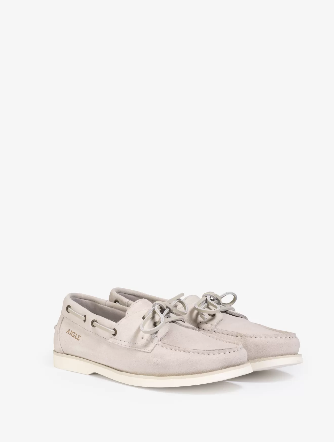 Cheap Aigle Bateau Classique Et Intemporel, En Suede Bisque