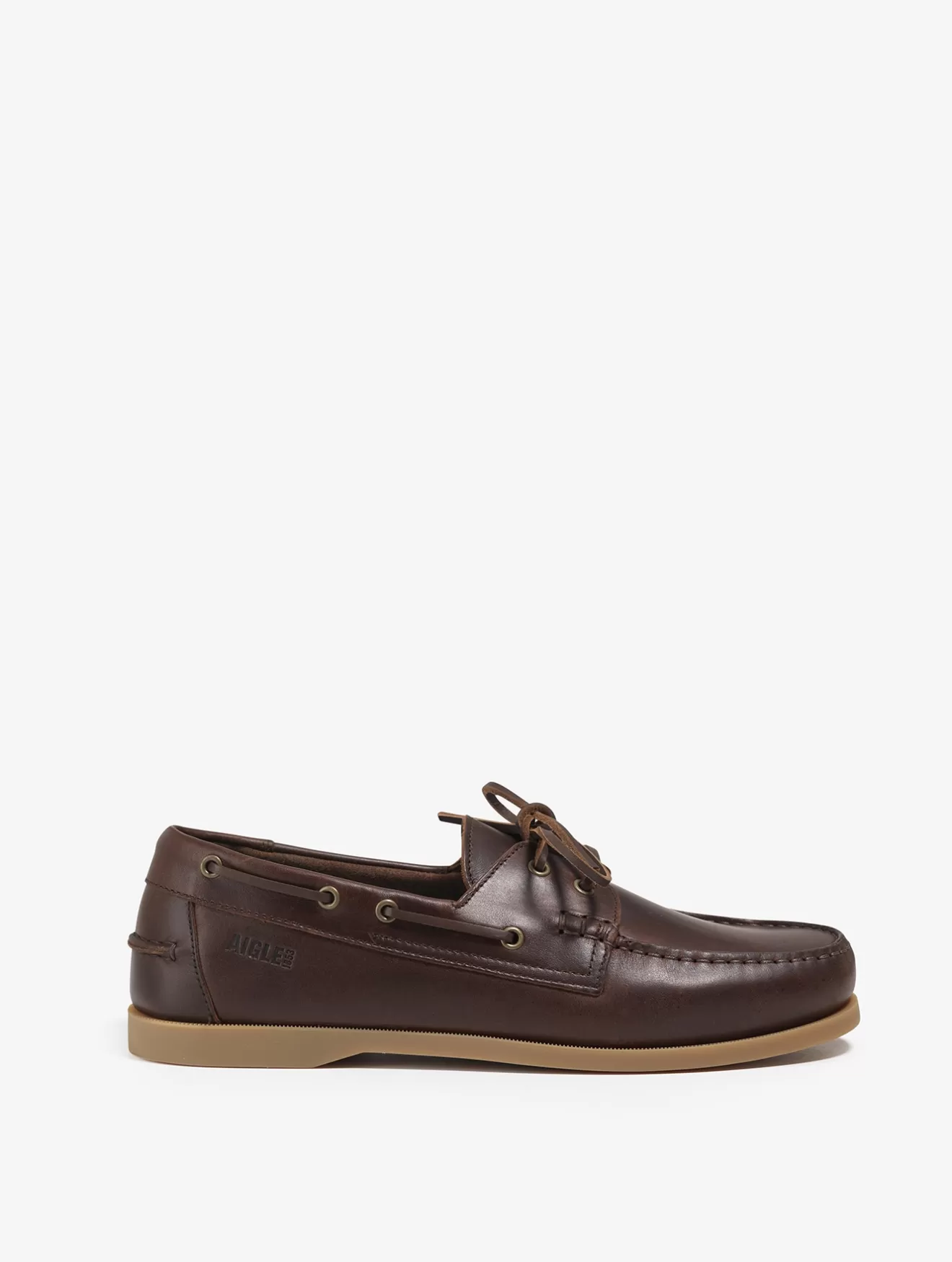 Best Sale Aigle Bateau En Cuir Marron