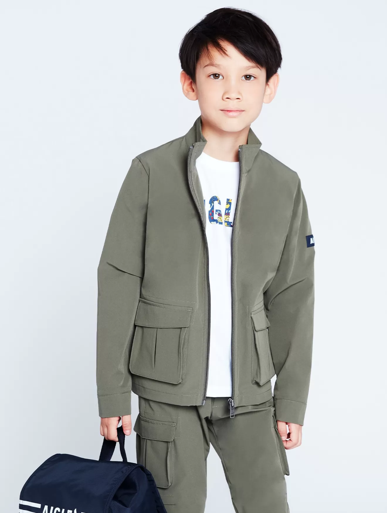 Flash Sale Aigle Blouson A Capuche Deperlant Jungle