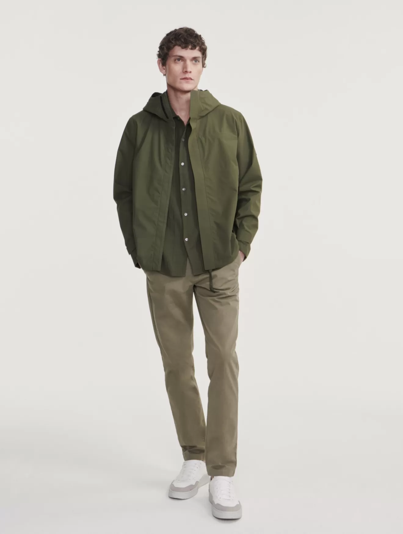 Fashion Aigle Blouson Court Mtd® A Capuche Avocat