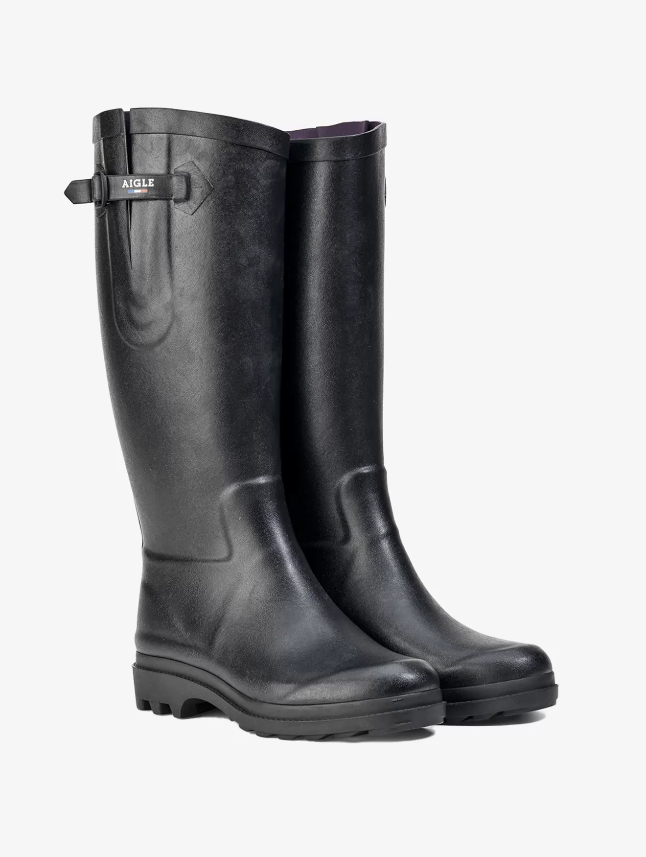 Cheap Aigle Botte De Pluie Boyfriend, Fabriquee En France. Noir