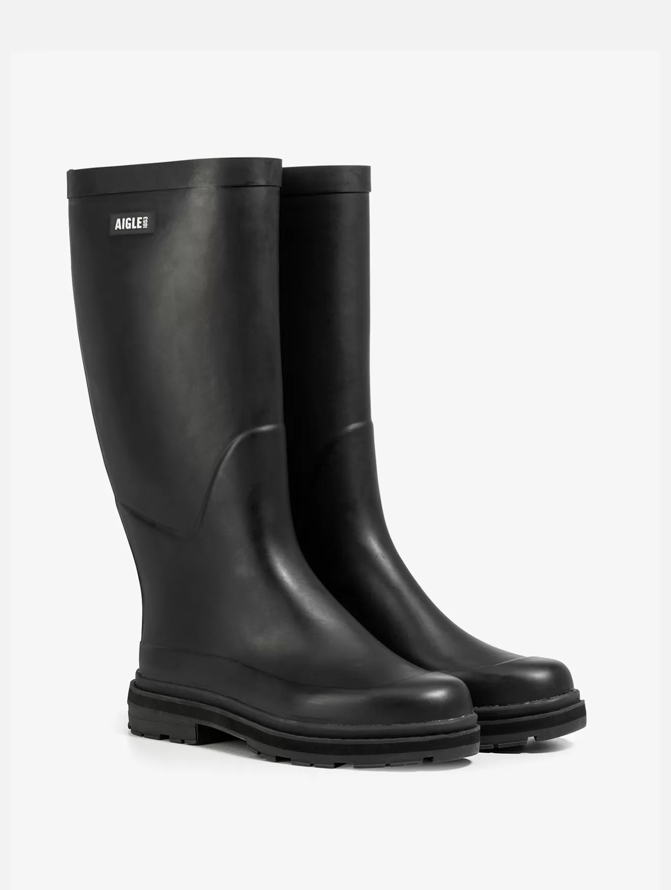 Cheap Aigle Botte De Pluie Hybride Pour Femme, Pour Un Style A Toute Epreuve. Noir