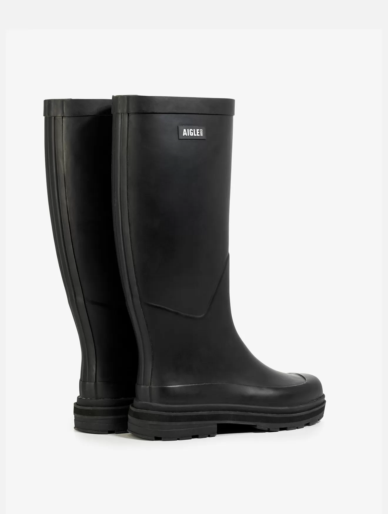 Cheap Aigle Botte De Pluie Hybride Pour Femme, Pour Un Style A Toute Epreuve. Noir