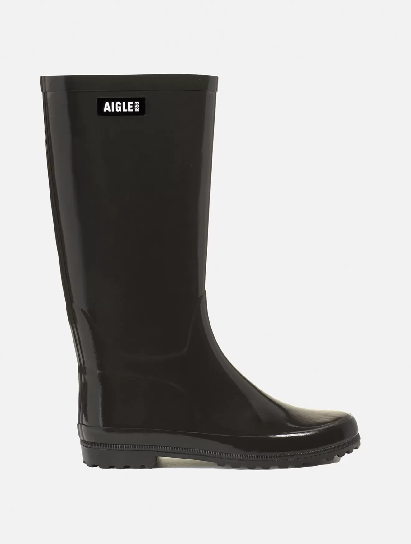 New Aigle Botte De Pluie Vernie. Cacao