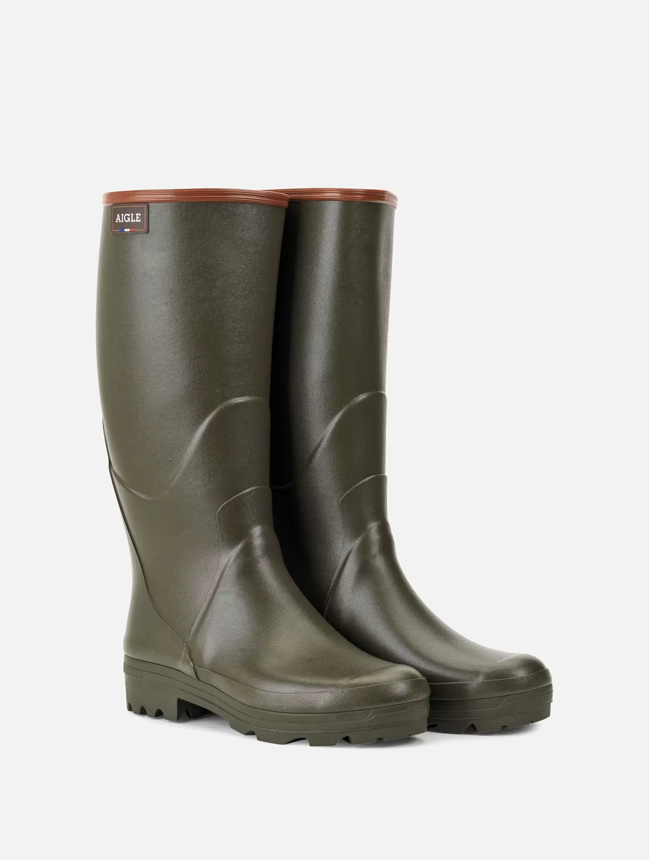 New Aigle Botte De Reference Pour Les Professionnels. Kaki