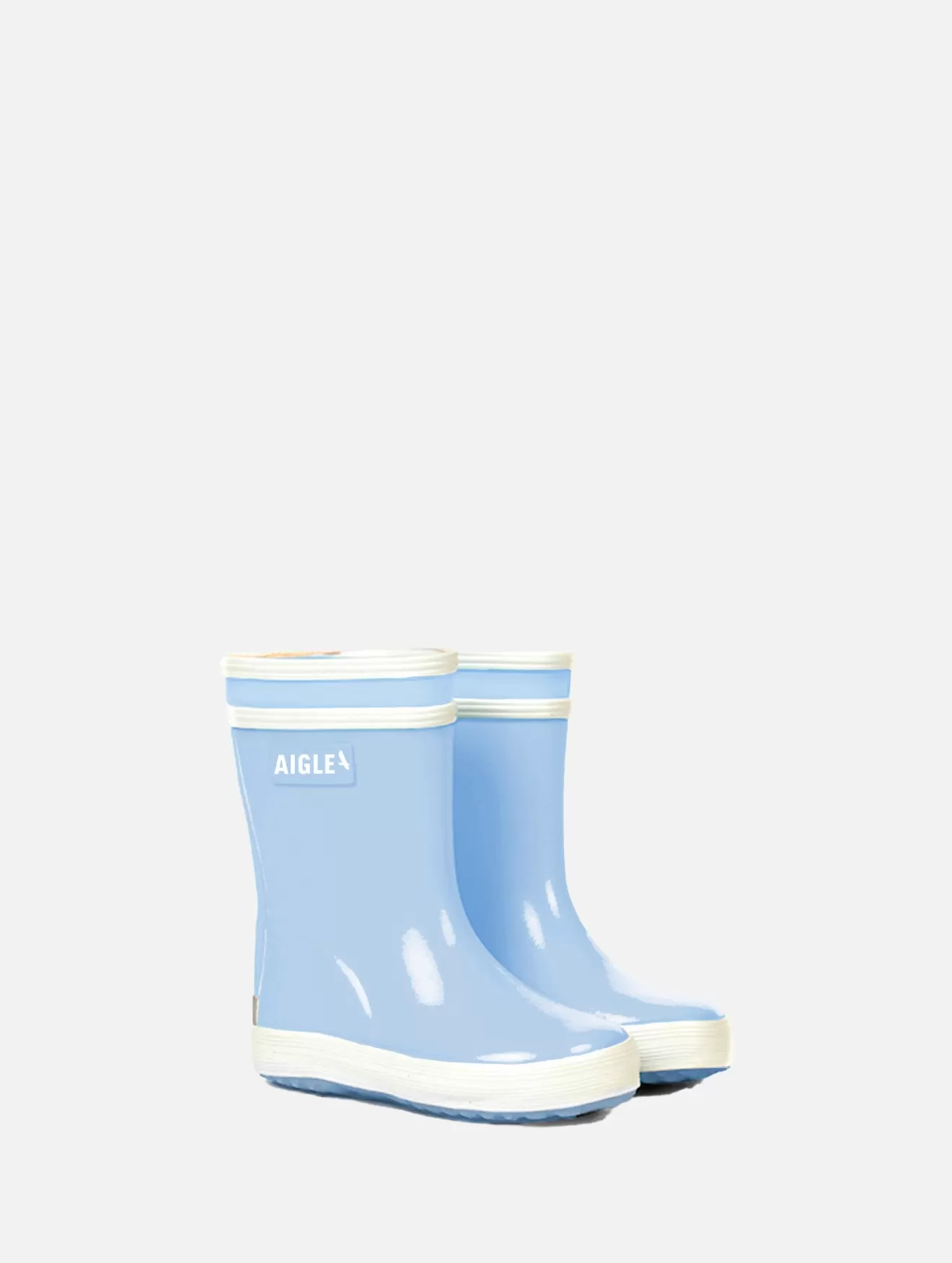 Discount Aigle Botte Iconique Des Premiers Pas. Bleu Ciel