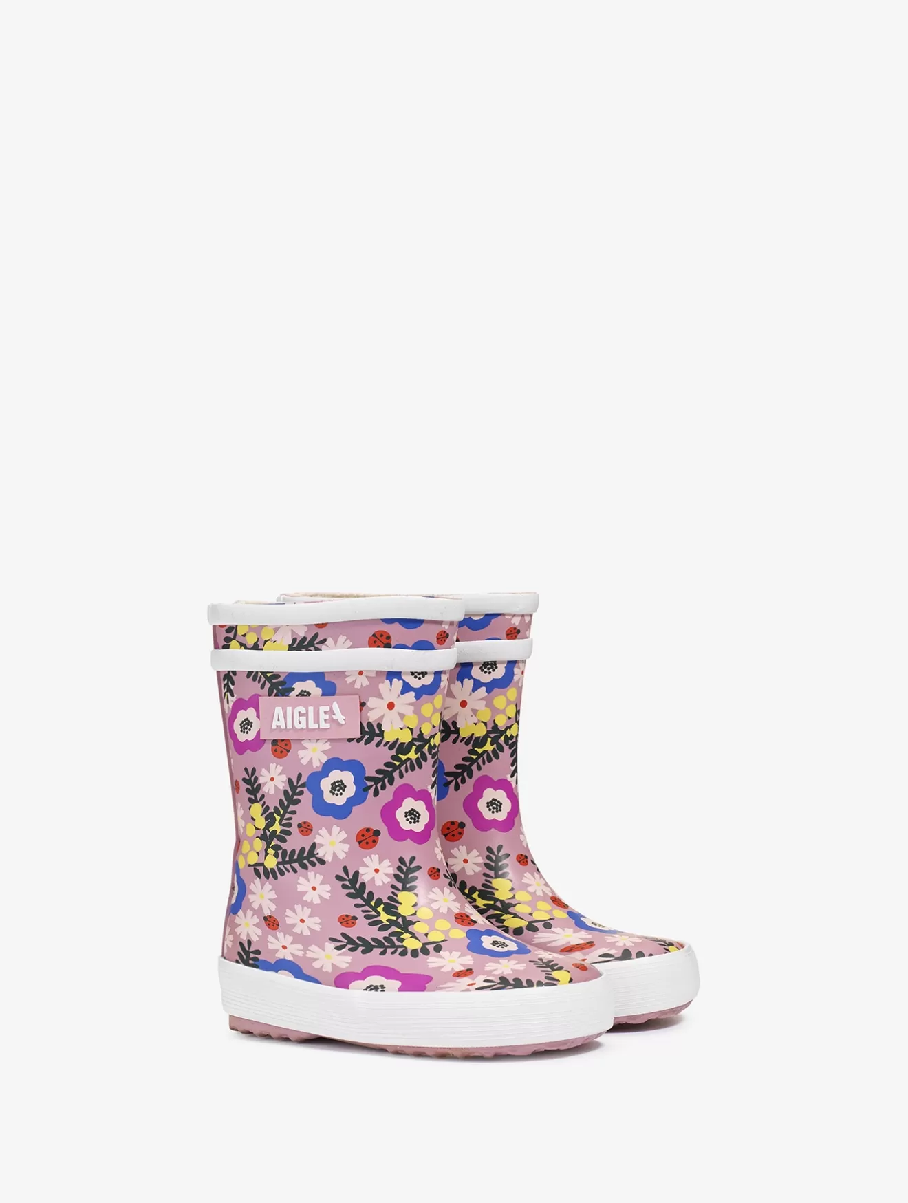 New Aigle Botte Iconique Des Premiers Pas, En Version Imprimee. Flower Power