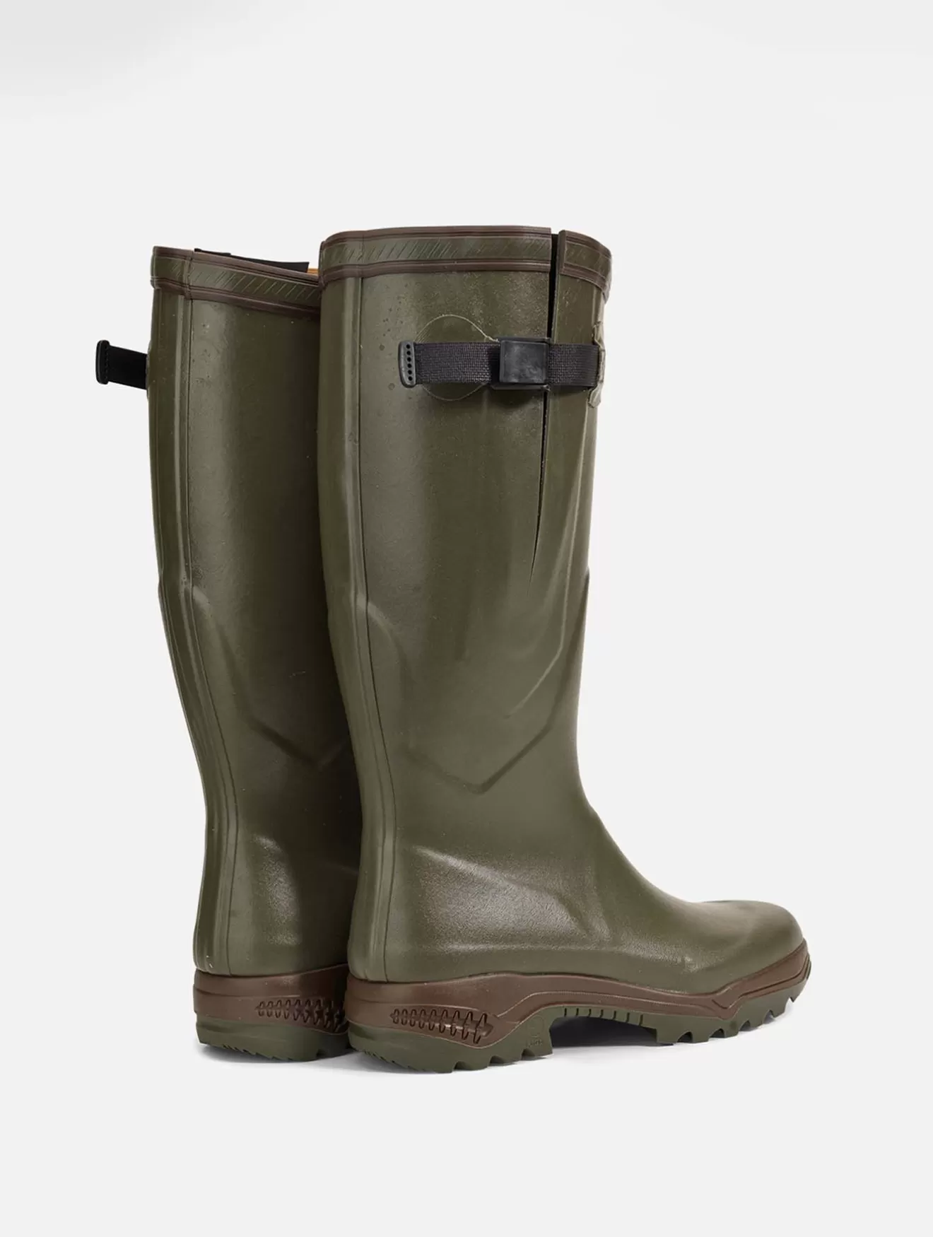 Outlet Aigle Bottes Anti-Fatigue Adaptees A Tous Les Mollets Made In France Kaki