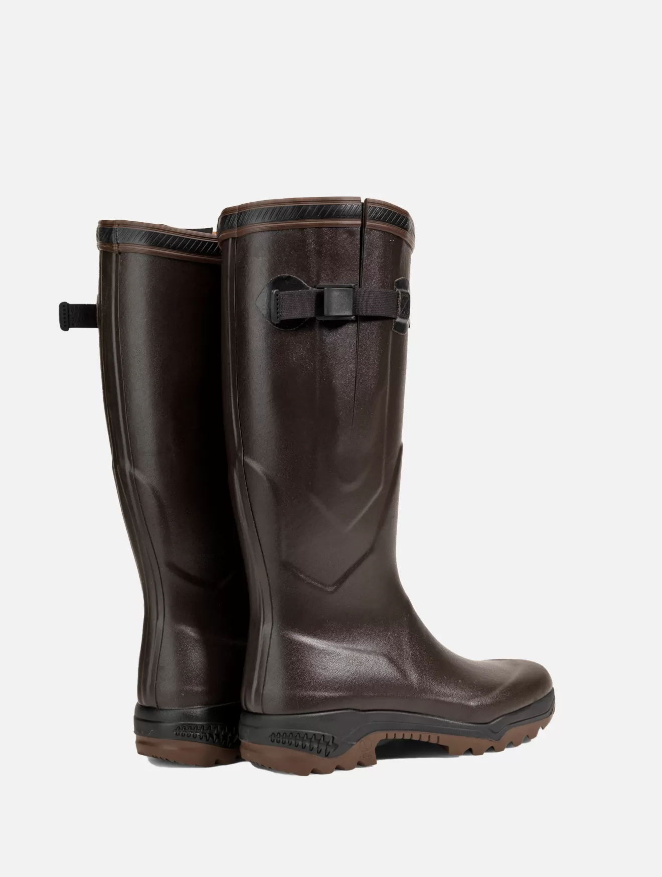 Clearance Aigle Bottes Anti-Fatigue Adaptees A Tous Les Mollets Made In France Brun