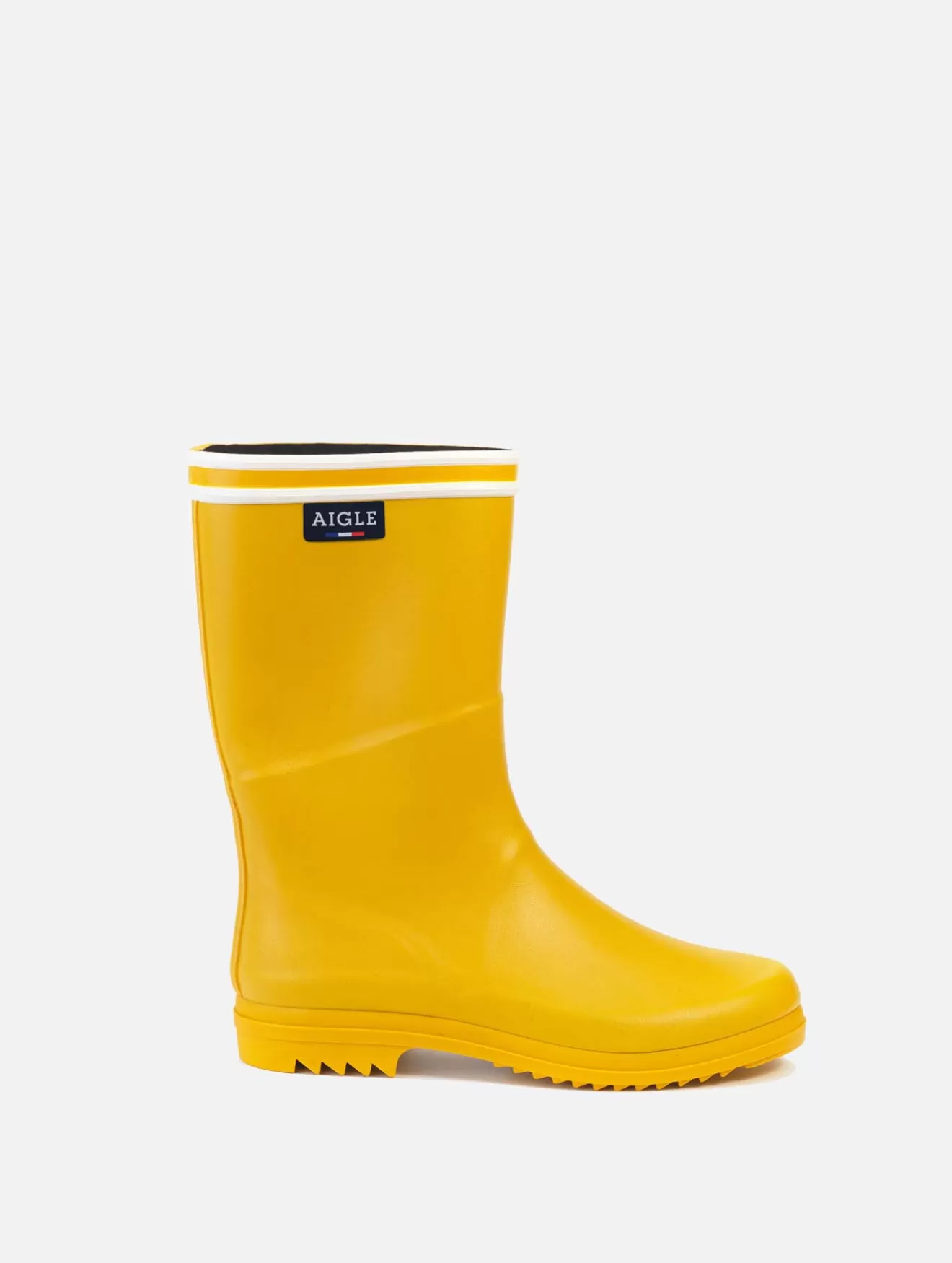 New Aigle Bottes De Pluie A Semelle Crantee Made In France Lemony