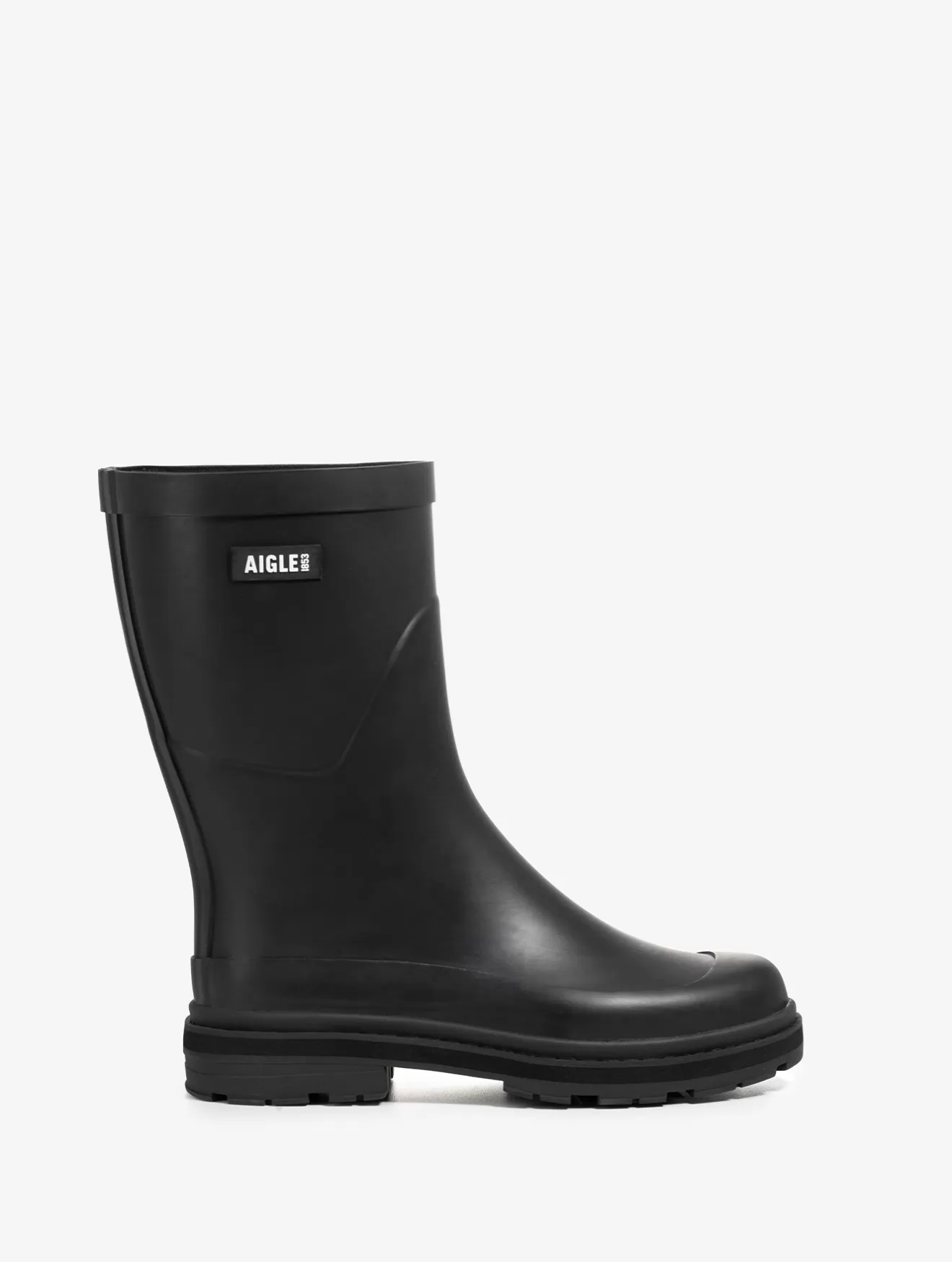 Sale Aigle Bottillon De Pluie Hybride Pour Femme, Pour Un Style A Toute Epreuve. Noir