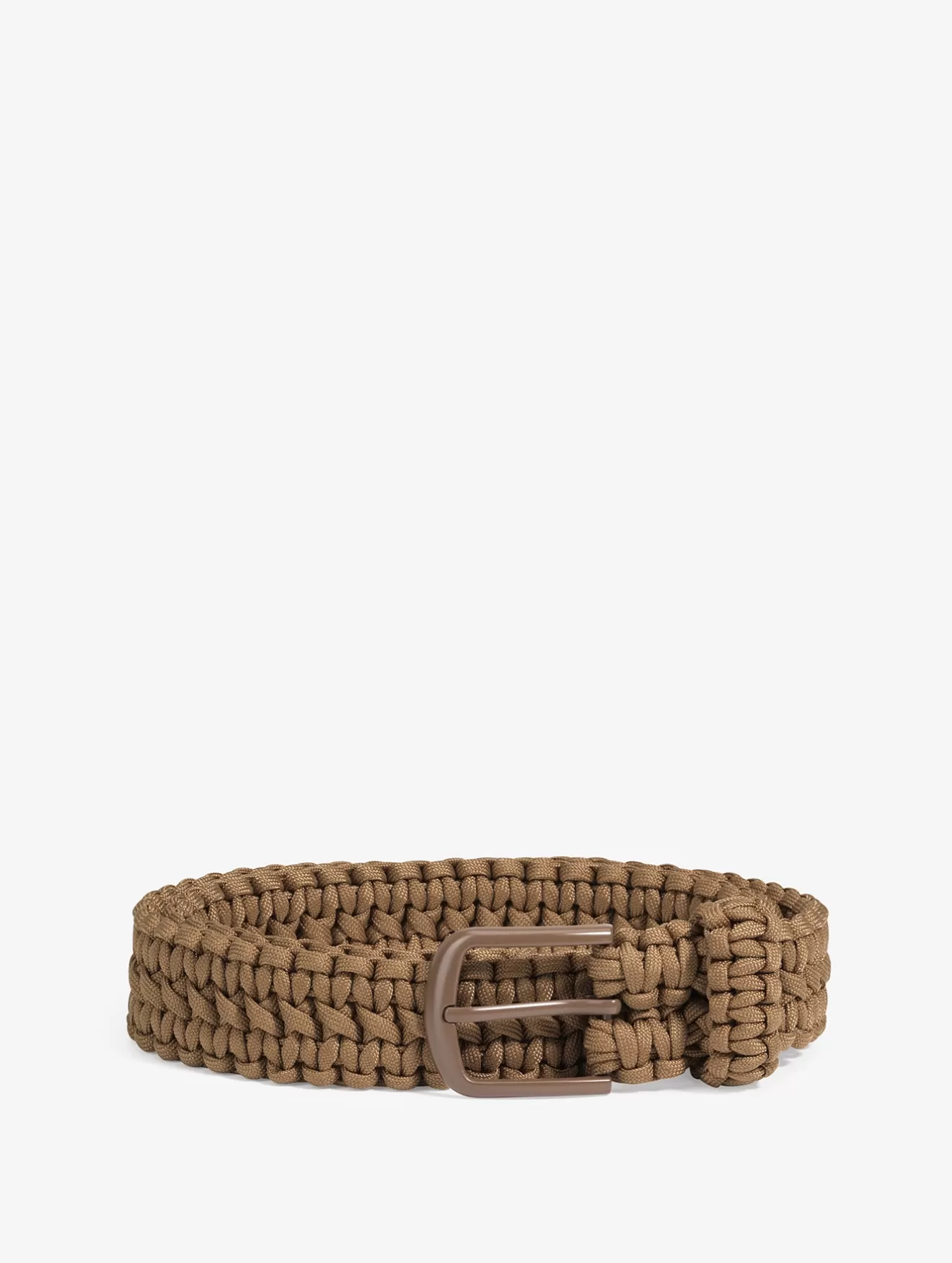 Store Aigle Ceinture Tressee Iconique Boucle Hazelnut