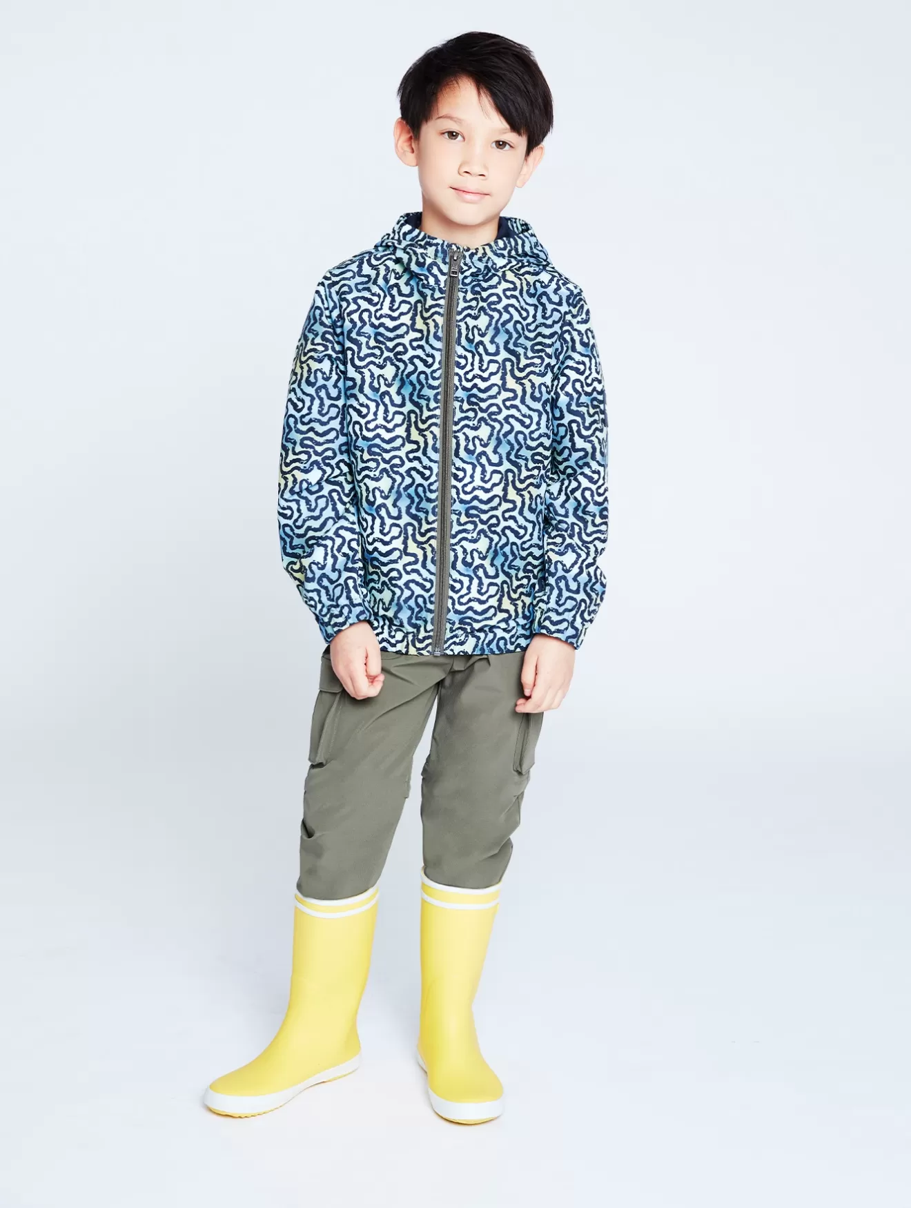 Store Aigle Coupe-Vent Deperlant Zippe Jungle