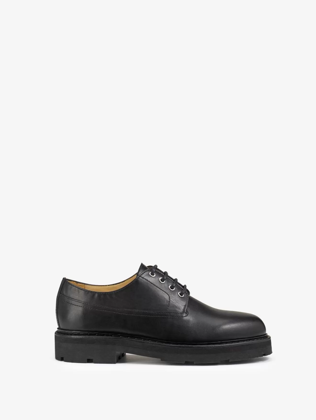 Cheap Aigle Derby En Cuir Cousu Norgevien. Noir