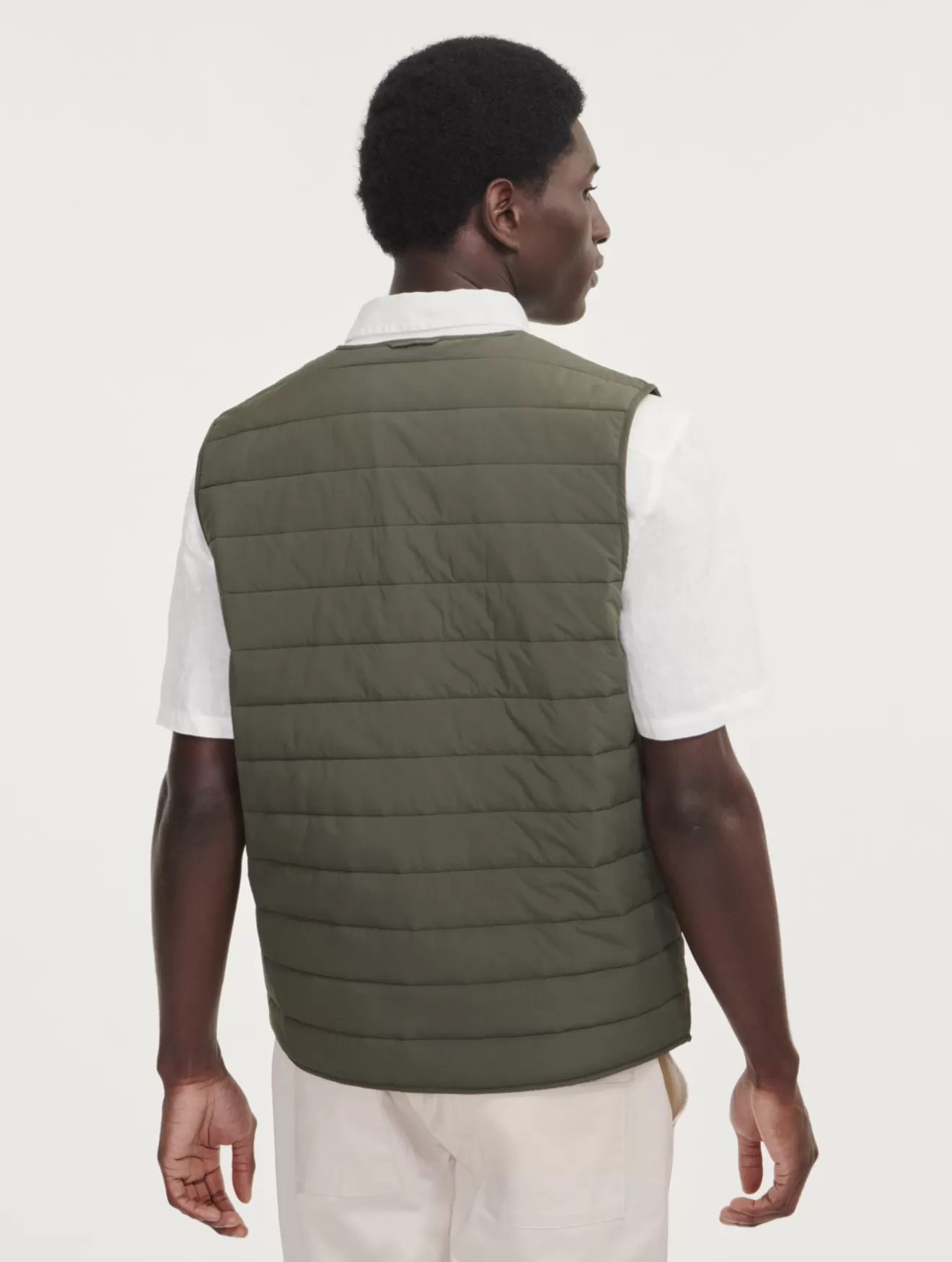 Flash Sale Aigle Gilet Sans Manches Court Deperlant Ouate Dupont Sorona® Avocat