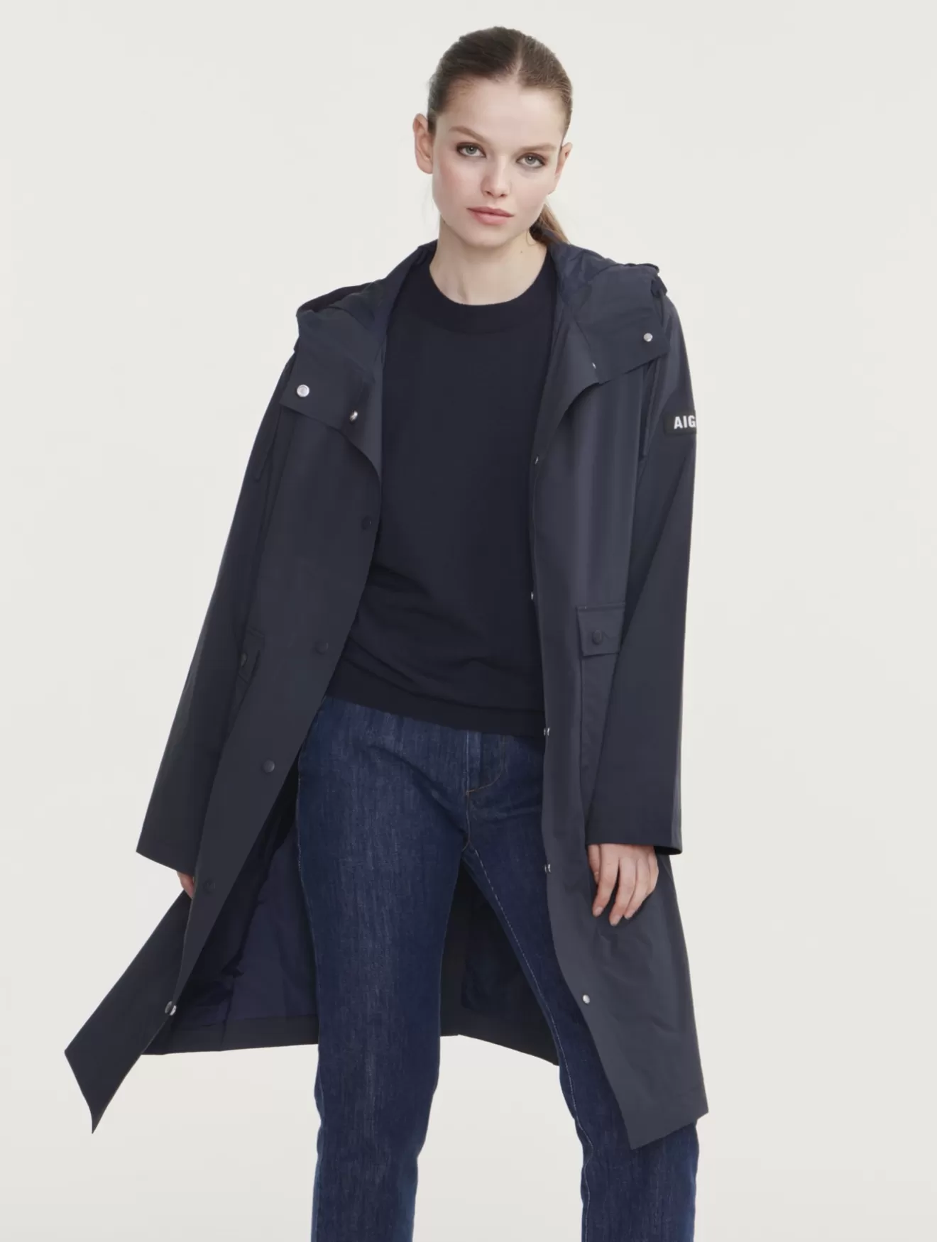 Flash Sale Aigle Impermeable Long Mtd® A Capuche Empire