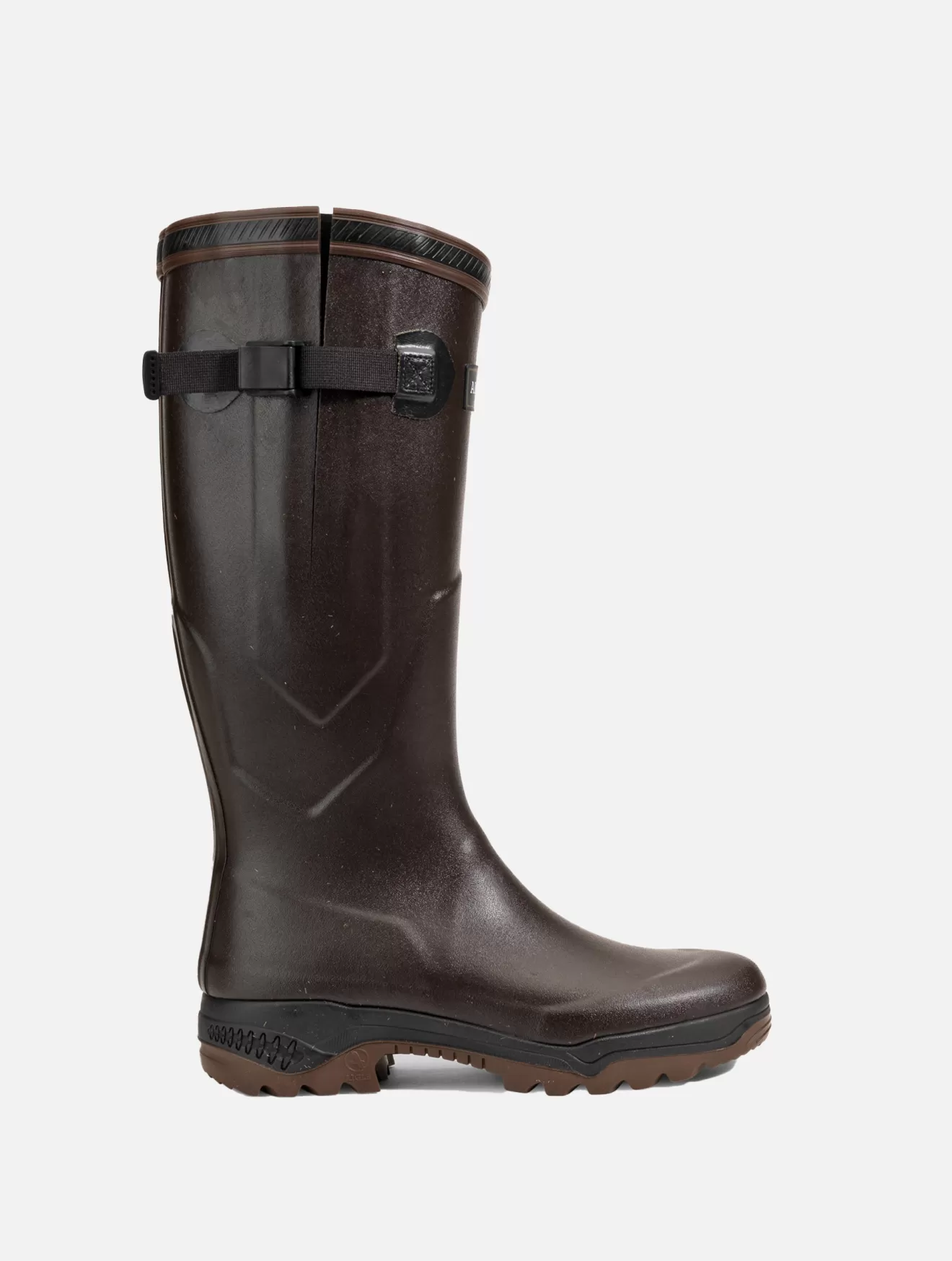 Shop Aigle La Premiere Botte Anti-Fatigue Adaptee A Tous Les Mollets. Brun