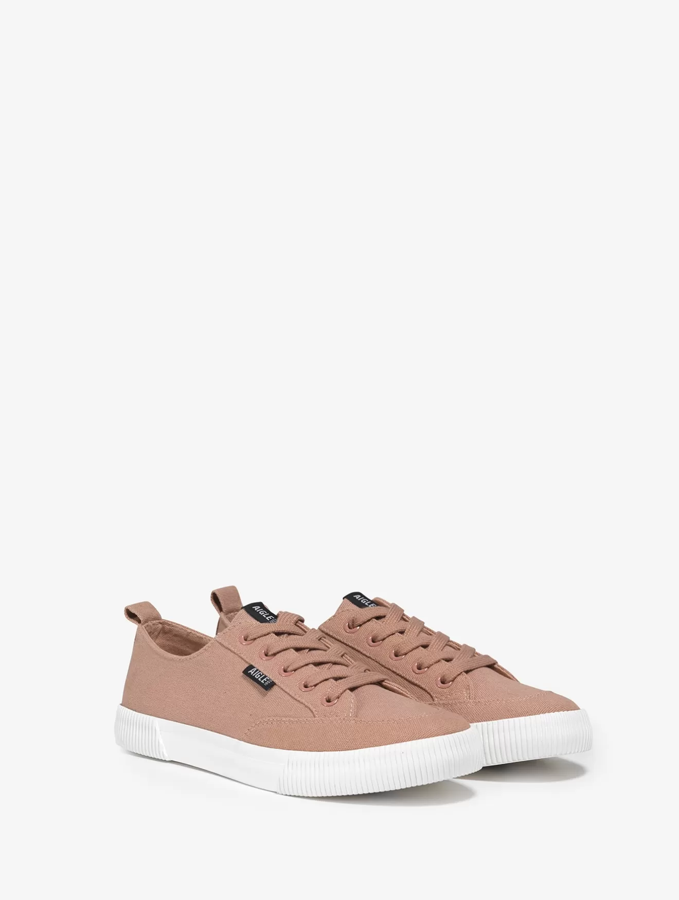 Discount Aigle La Sneaker En Toile Indemodable. Misty Rose