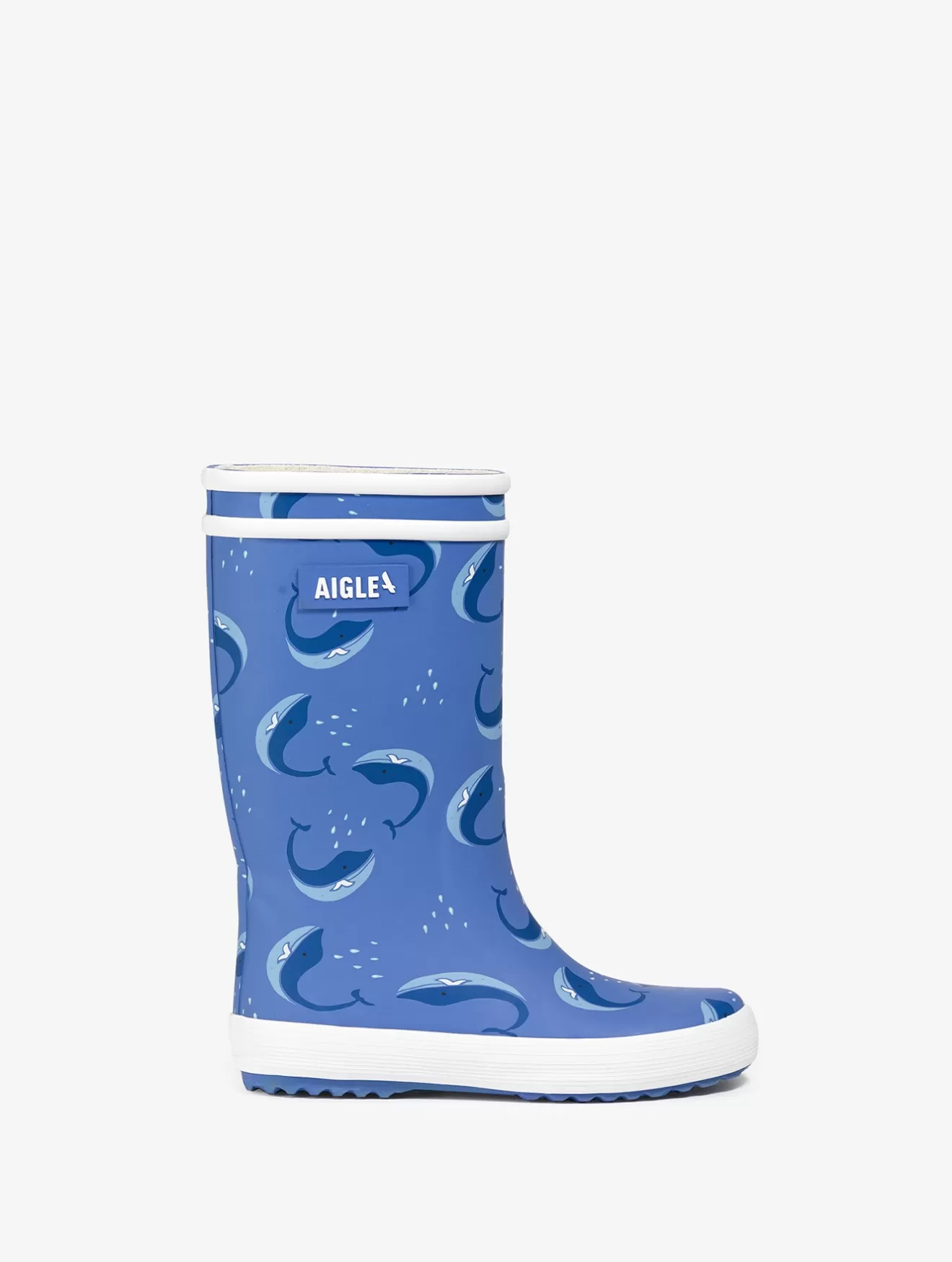 Store Aigle L'Iconique Botte Enfant, En Version Imprimee. Baleine