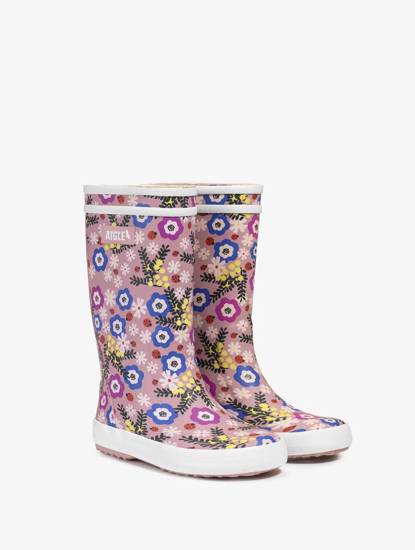 Flash Sale Aigle L'Iconique Botte Enfant, En Version Imprimee. Flower Power