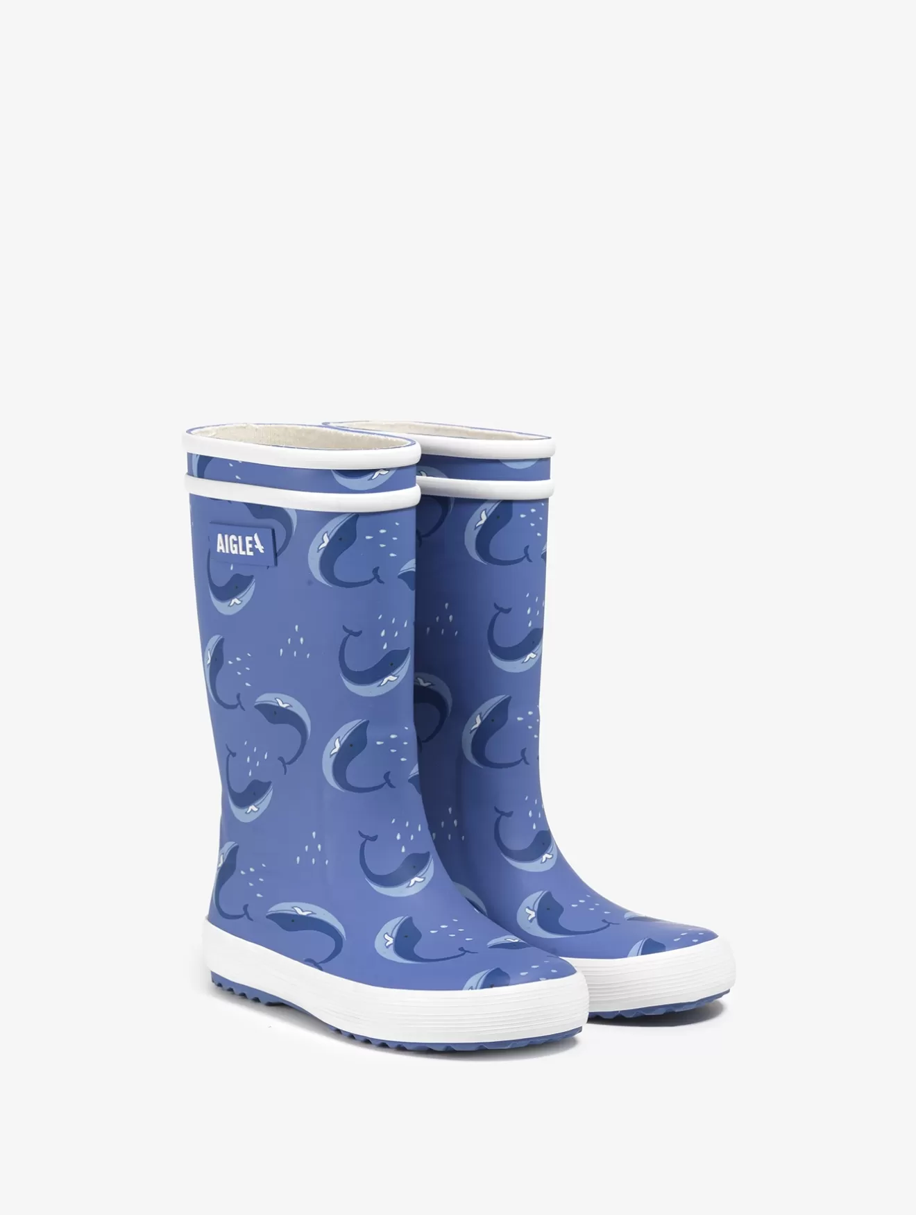Store Aigle L'Iconique Botte Enfant, En Version Imprimee. Baleine