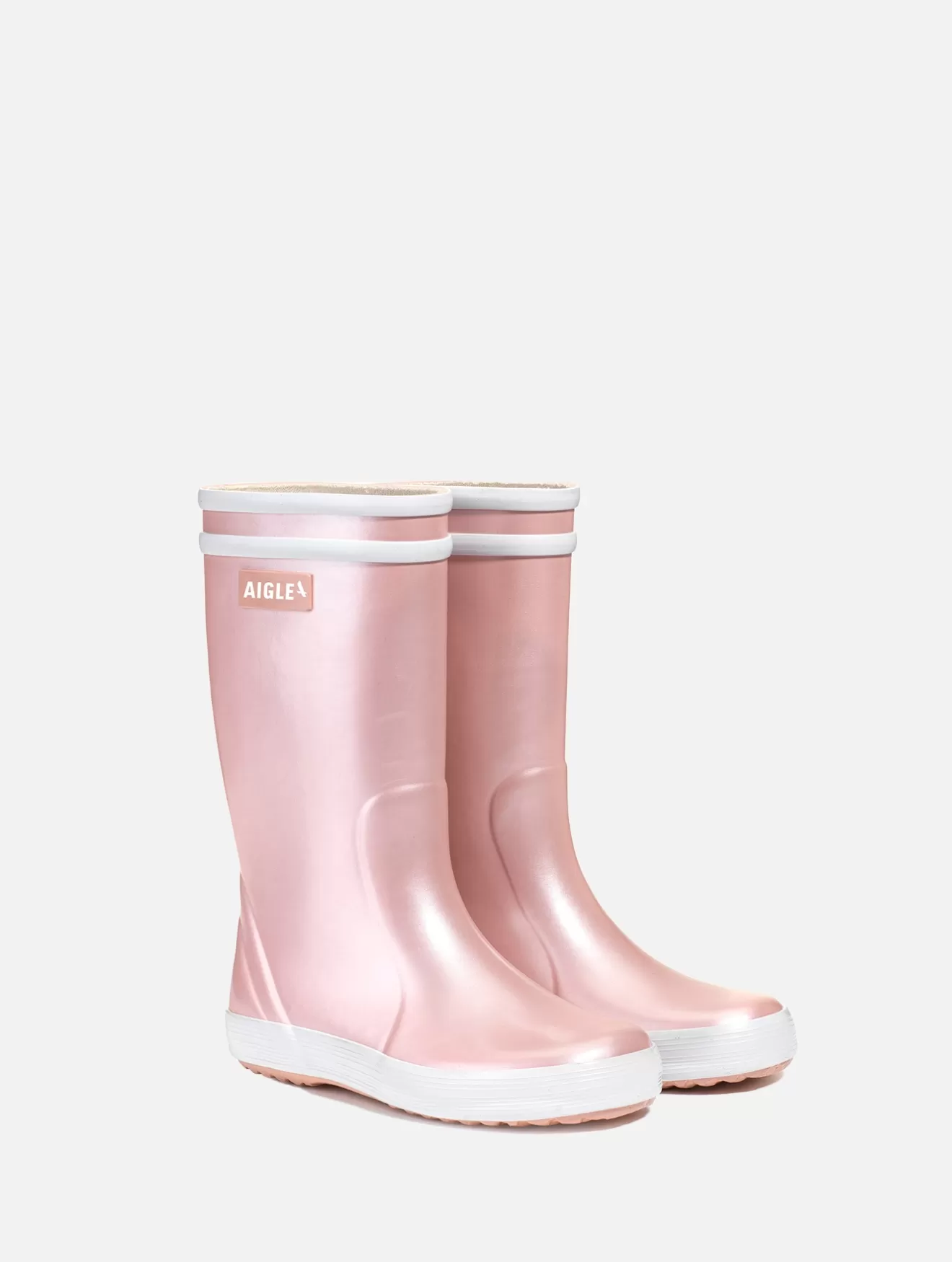 Fashion Aigle L'Iconique Botte Enfant, En Version Irisee. Perle
