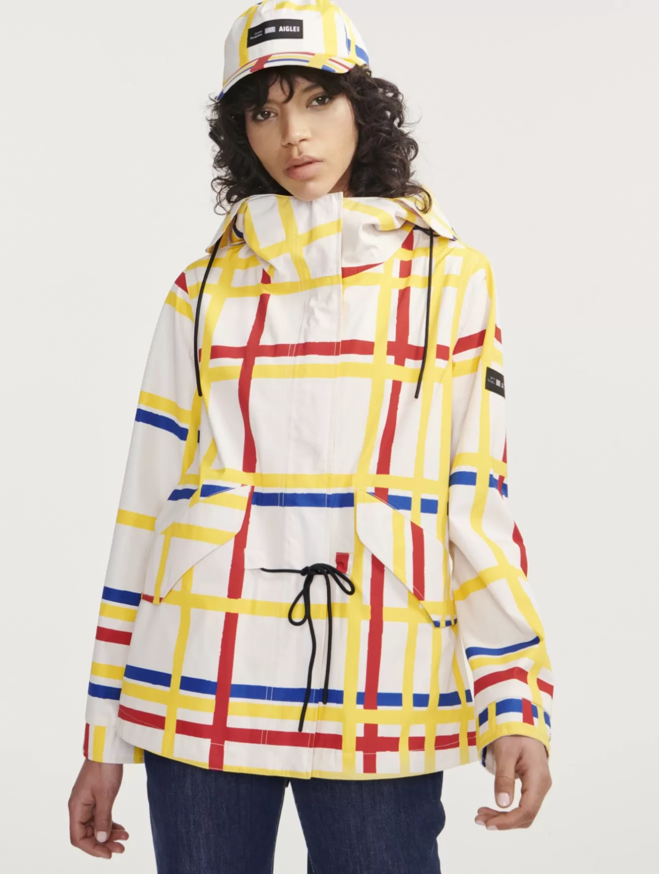 Sale Aigle Parka Courte Fishtail Mtd® - X Centre Pompidou Mondrian