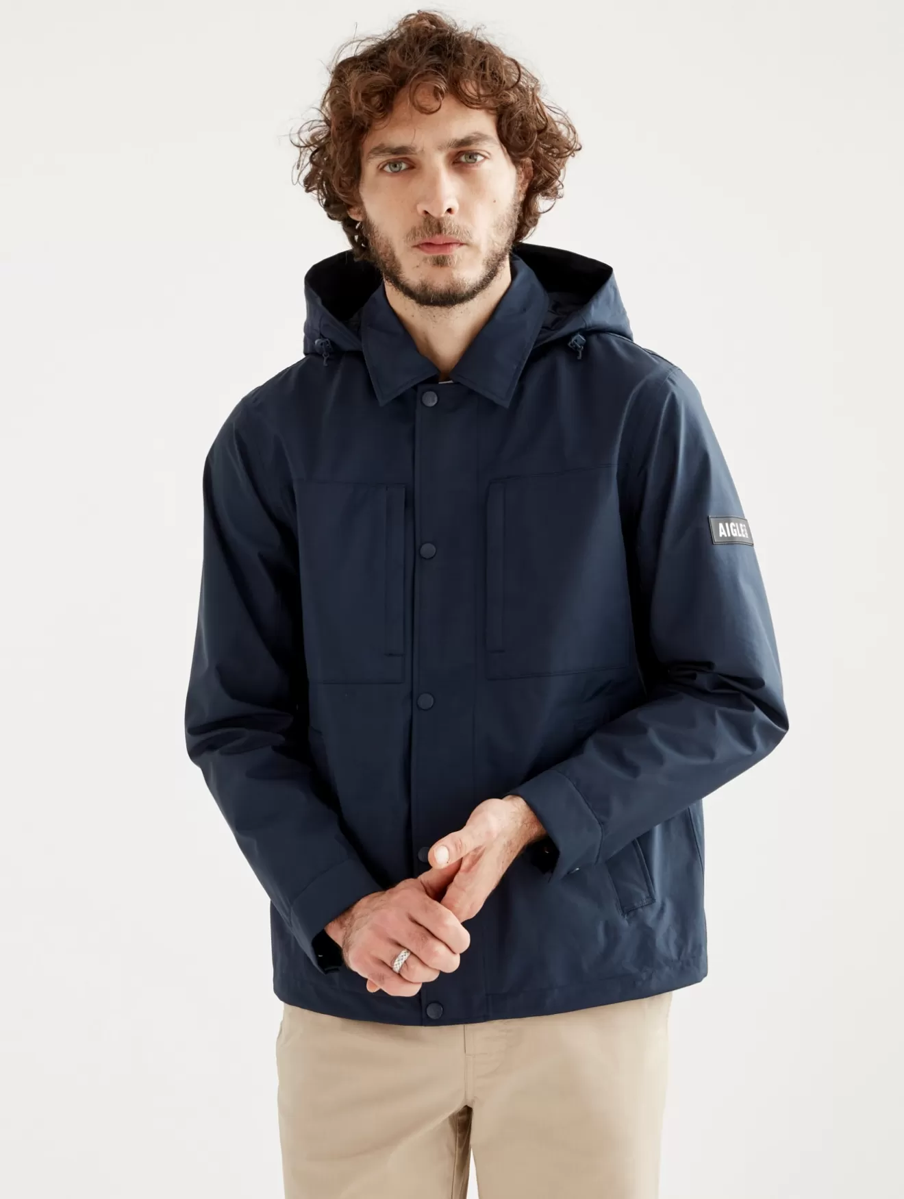 Hot Aigle Parka Courte Gore-Tex® Pour Homme Avec Capuche Amovible Empire I