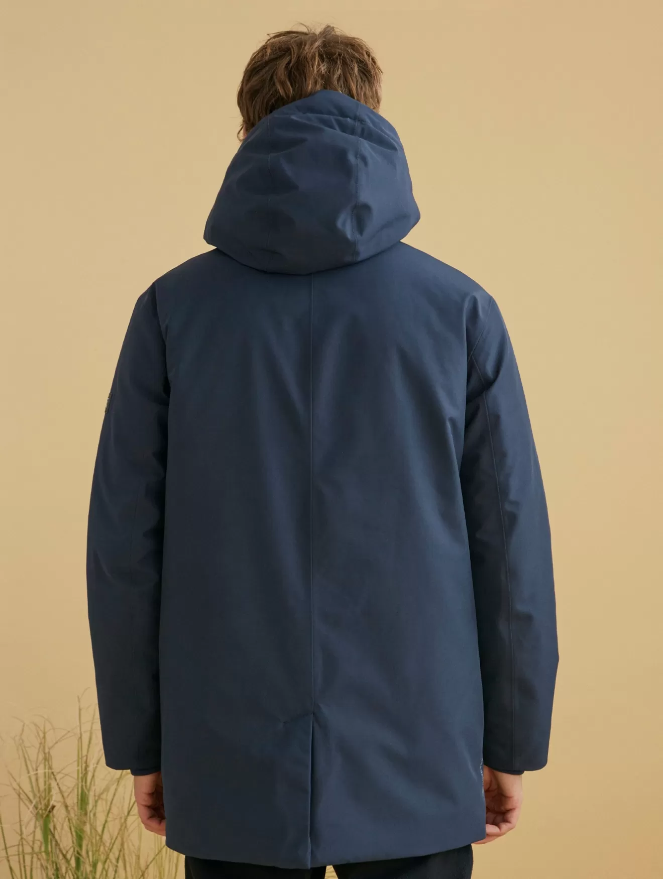 Flash Sale Aigle Parka Mi-Longue Gore-Tex® Ouate Dupont Sorona® A Capuche Bleu Empire