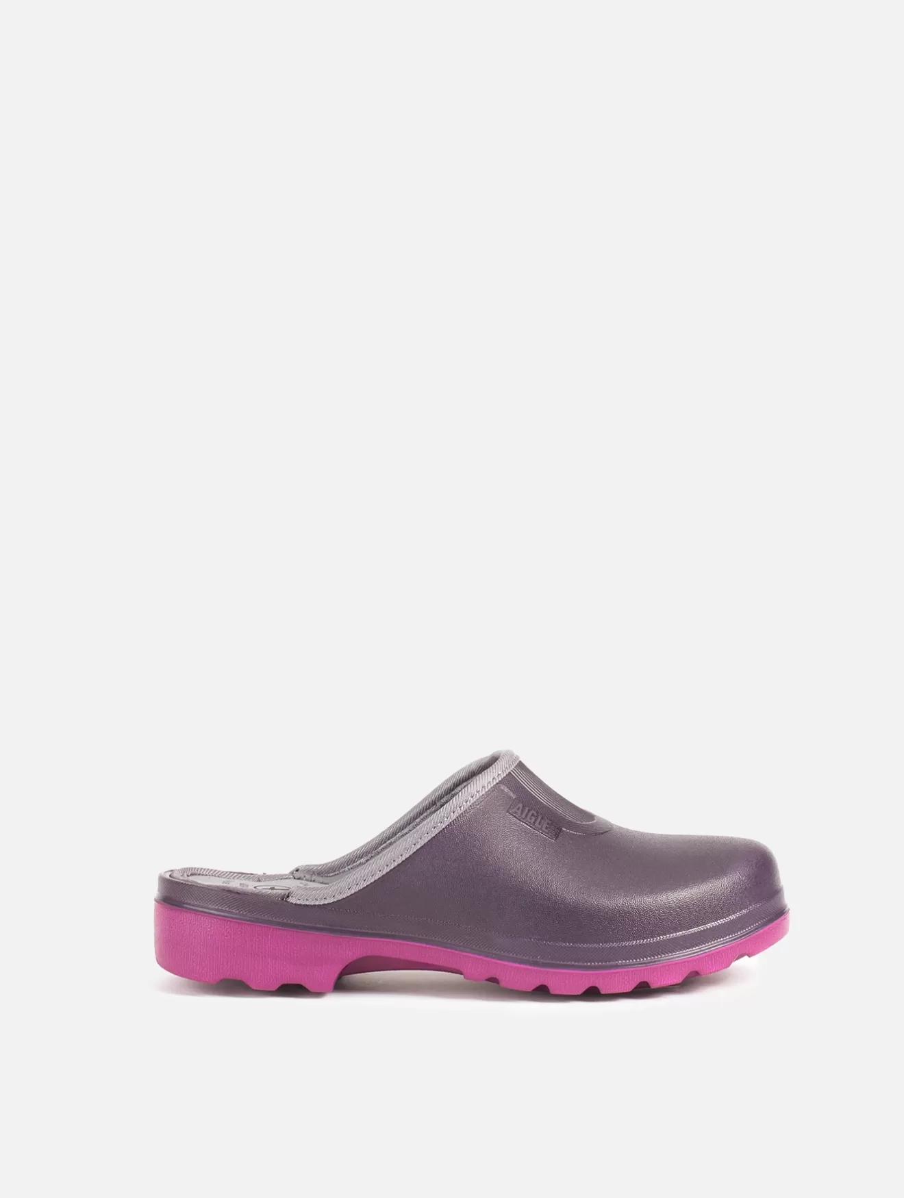 Sale Aigle Sabot Ultra Leger. Aubergine/Dahlia