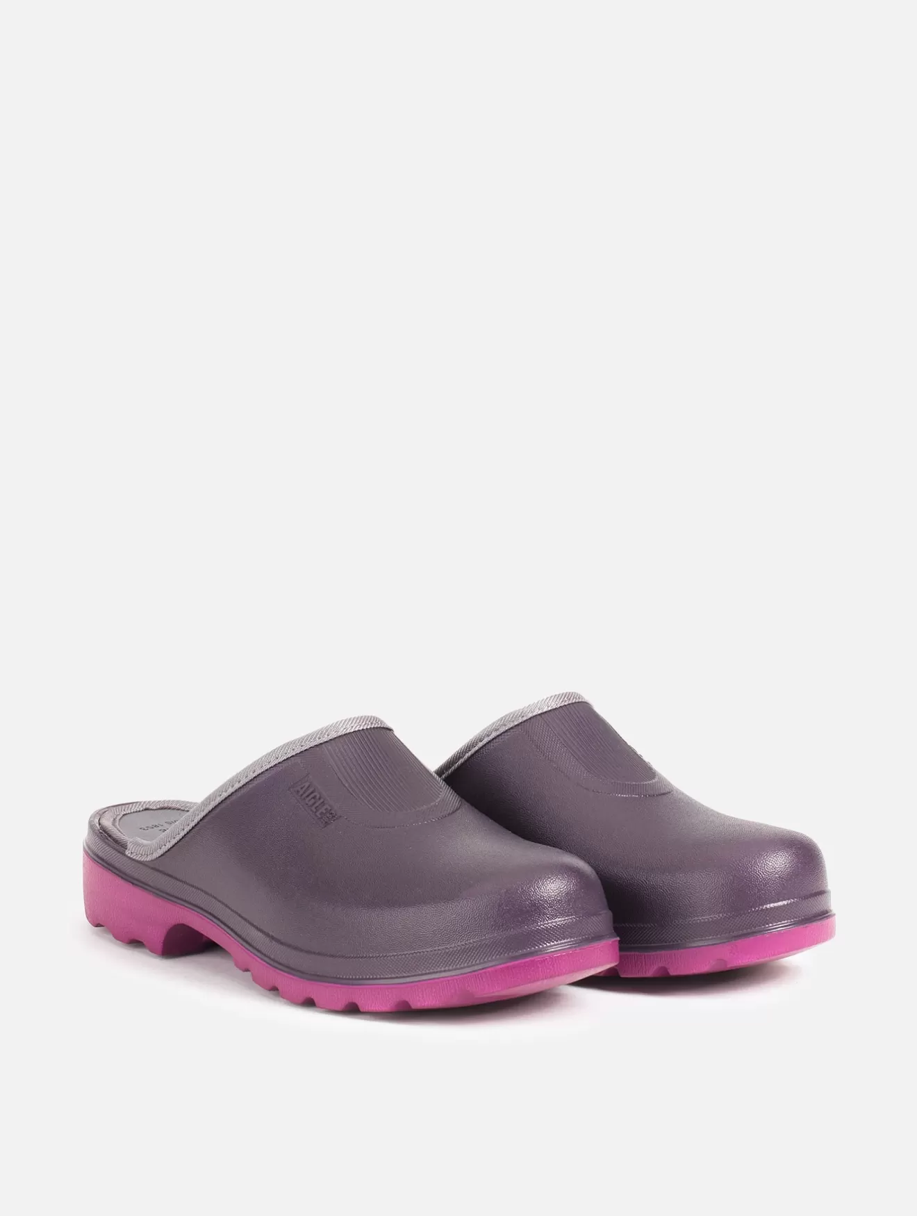 Sale Aigle Sabot Ultra Leger. Aubergine/Dahlia