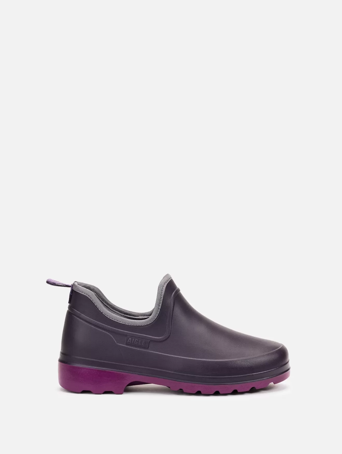 Fashion Aigle Sabotin Ultra-Leger. Aubergine/Dahlia