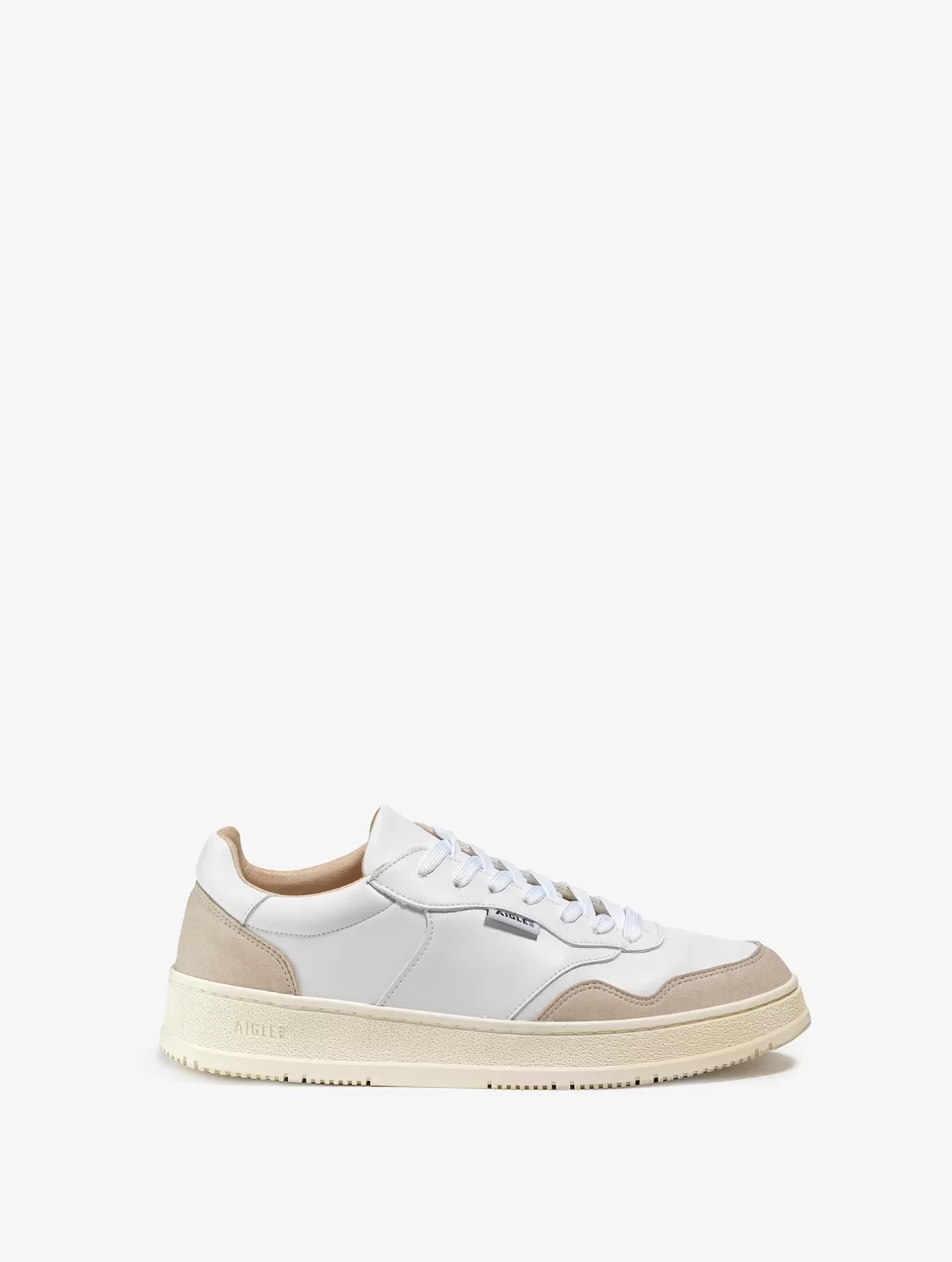 Discount Aigle Sneaker Eco-Responsable, En Faux Cuir Sur Le Dessus Et Fibre De Bamboo Pour La Doublure Blanc