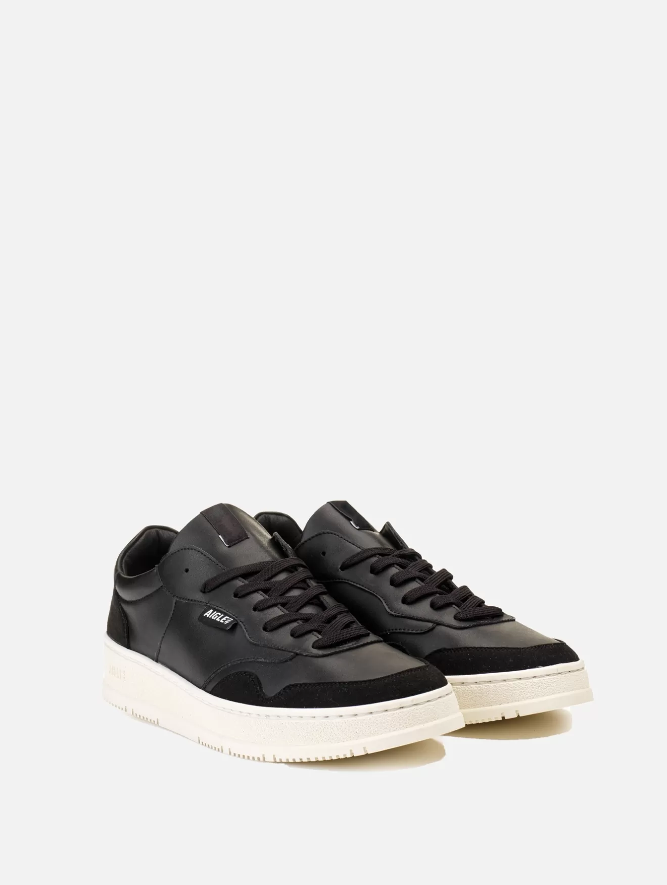 Hot Aigle Sneaker Eco-Responsable, En Faux Cuir Sur Le Dessus Et Fibre De Bamboo Pour La Doublure Noir