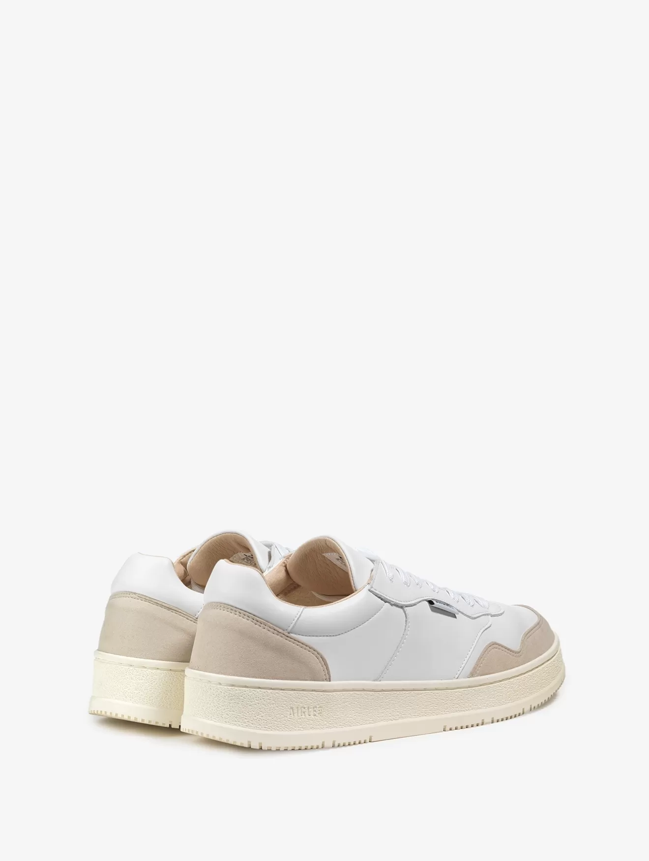Discount Aigle Sneaker Eco-Responsable, En Faux Cuir Sur Le Dessus Et Fibre De Bamboo Pour La Doublure Blanc