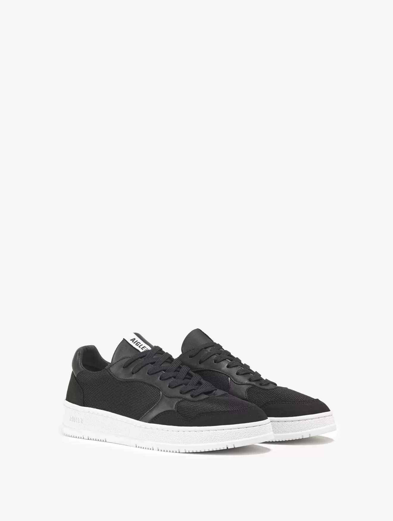 Fashion Aigle Sneaker Eco-Responsable En Mesh Recycle Noir