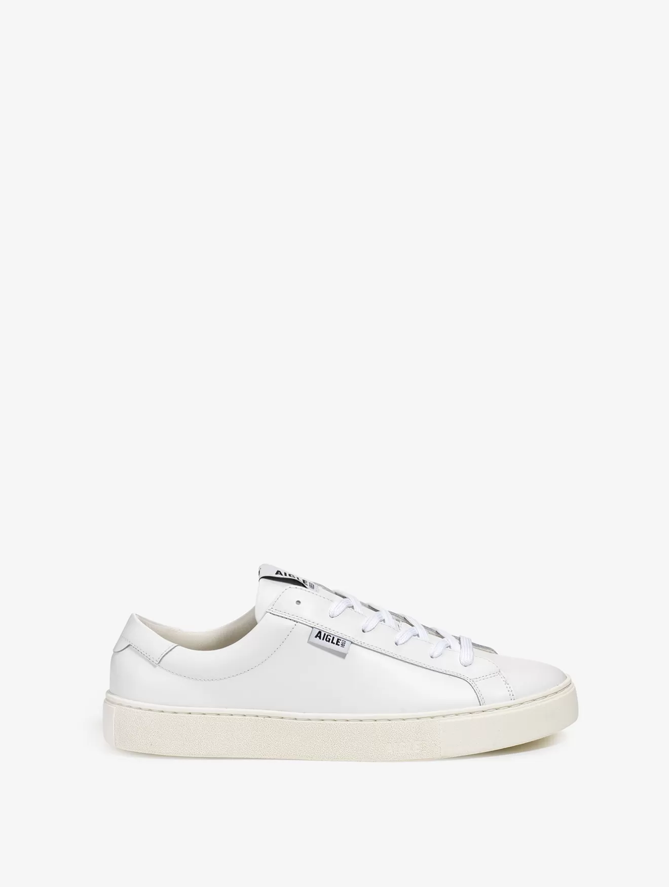 Best Aigle Sneaker En Cuir Intemporelle Et Responsable. Blanc