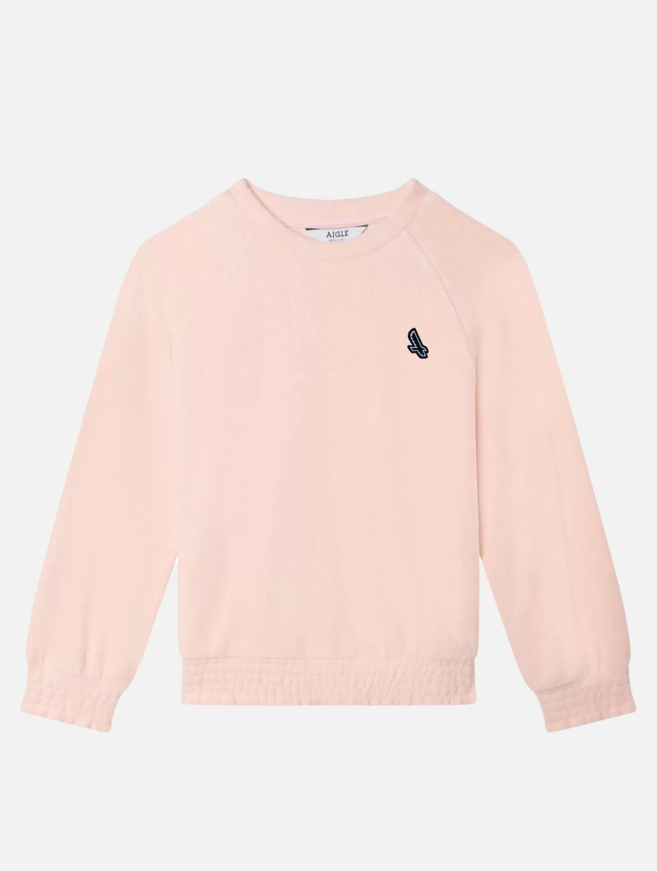 Store Aigle Sweat En Coton Rose Givree