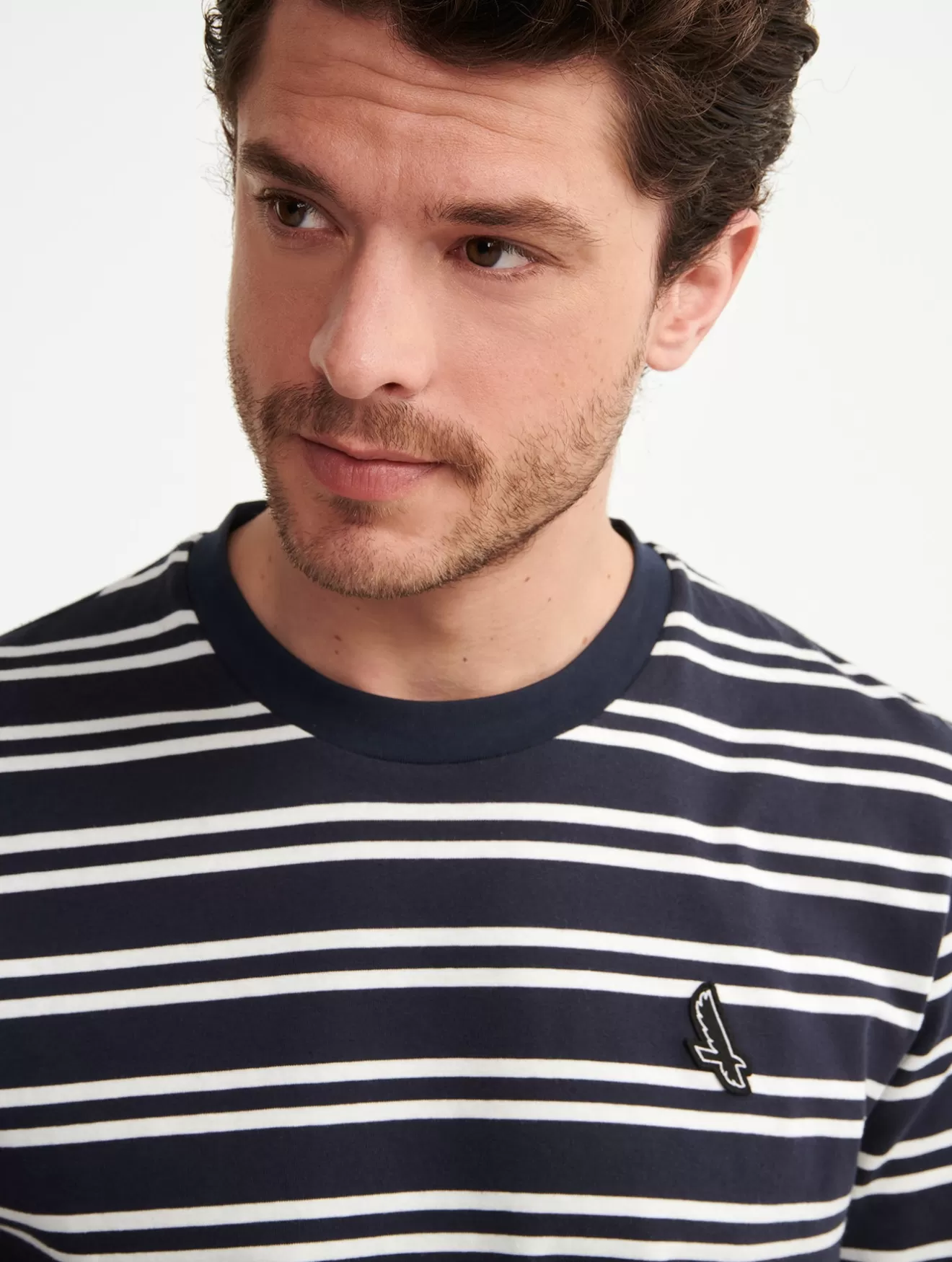 Shop Aigle T Shirt A Rayures Col Rond Empire St