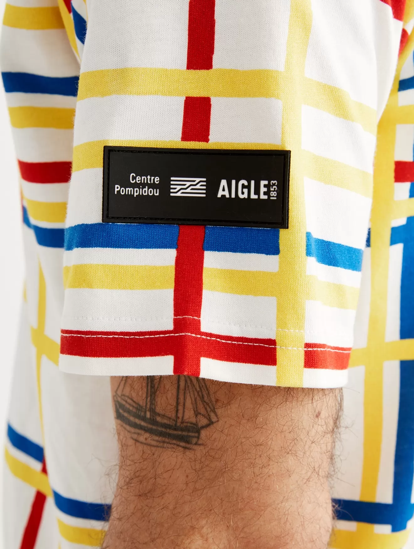 Flash Sale Aigle T-Shirt A Col Rond - X Centre Pompidou Mondrian