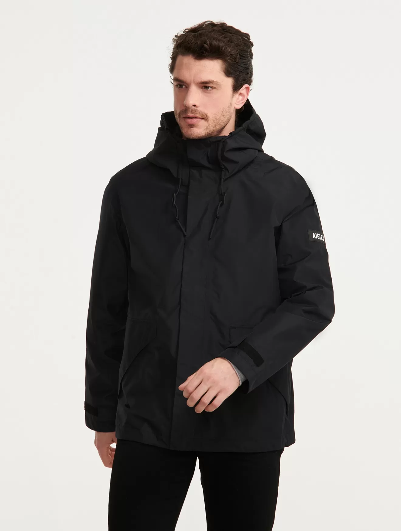 New Aigle Veste Courte Gore-Tex® A Capuche Noir