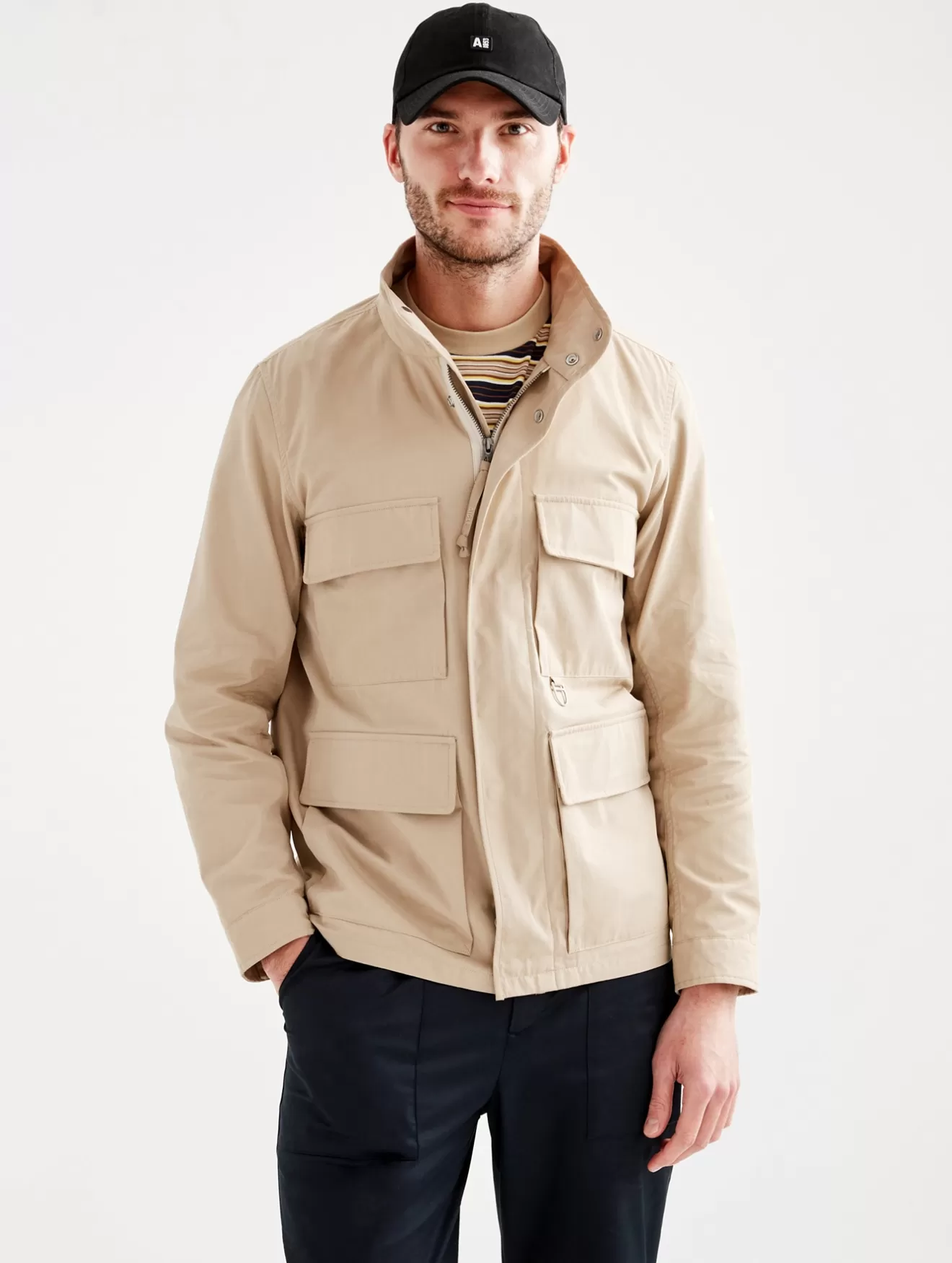 Hot Aigle Veste Saharienne Courte Osier
