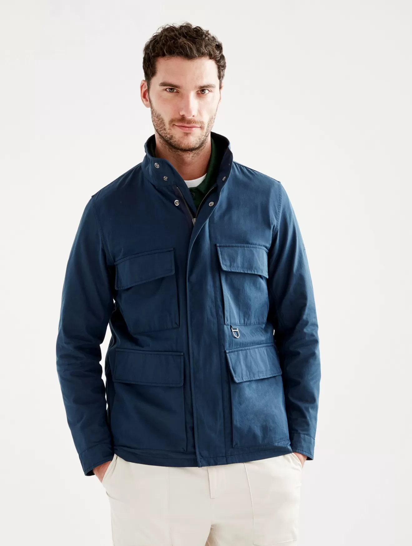 New Aigle Veste Saharienne Courte Empire