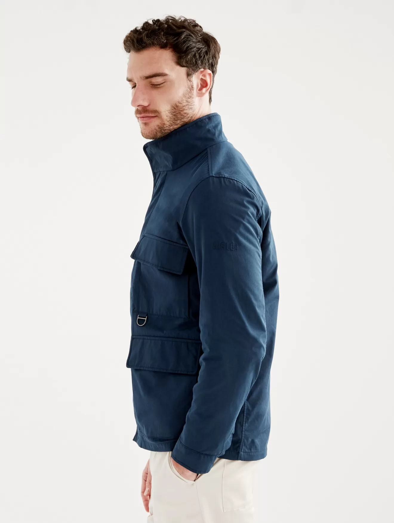 New Aigle Veste Saharienne Courte Empire